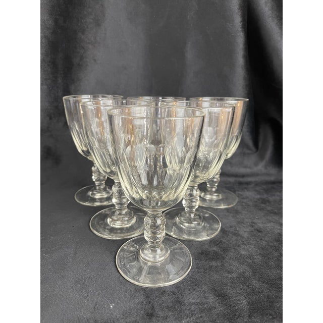 Baccarat Médicis Glasses, Late 19th Century, Set of 6 For Sale - Image 13 of 17