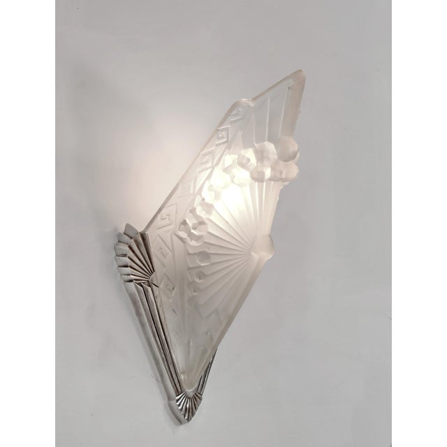 A Pair of French Art Deco Wall Sconces by Charles Schneider 1930s France - 4 Available For Sale - Image 9 of 10