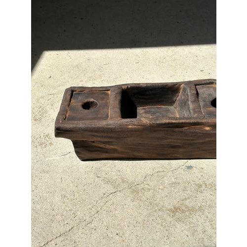 Asian Dark Brown Teak Bowl For Sale - Image 10 of 18