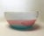 Pink Oggetti Handblown Murano Glass Bowl Pink Blue For Sale - Image 8 of 8