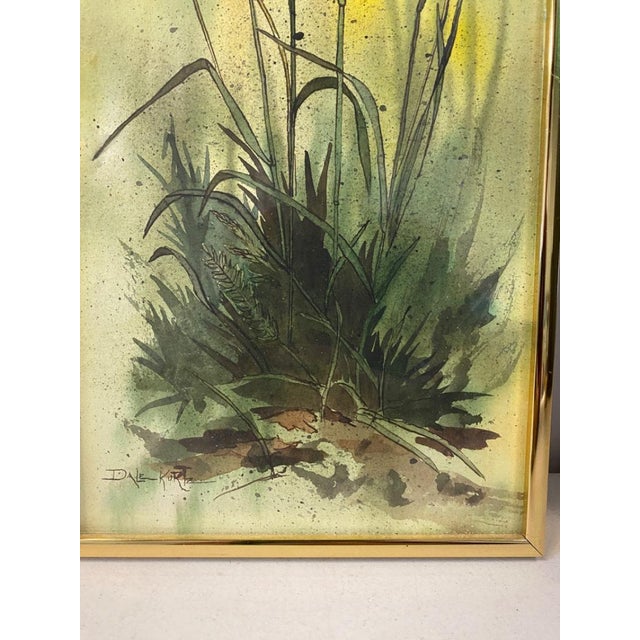 Black Eye Susan Watercolor Pair by Dale Kurtz For Sale In San Francisco - Image 6 of 11