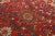 1900s Red Antique Sultanabad Handmade Persian Wool Rug With Allover Motif For Sale - Image 9 of 11