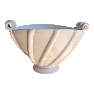 Abigails Italy Ceramic White Decorative Bowl For Sale