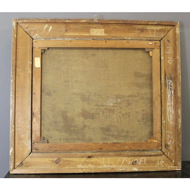Giovanni Melone, Cows Grazing, 19th Century, Oil Painting on Canvas, Framed For Sale - Image 15 of 16