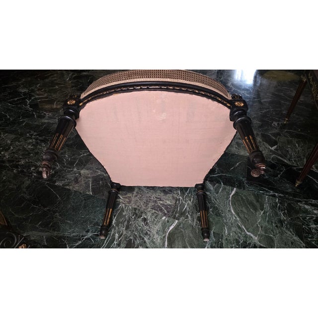 Beige Antique Louis XVI Armchairs, 1890s, Set of 2 For Sale - Image 8 of 11