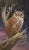 Mexican Original High-Relief Mixed Media Owl Painting by Luis Strempler-1985 For Sale - Image 3 of 6