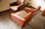 DDR Swivel Armchairs in Brown Faux Leather and Checkered Seat, 1970s, Set of 2 For Sale - Image 6 of 10