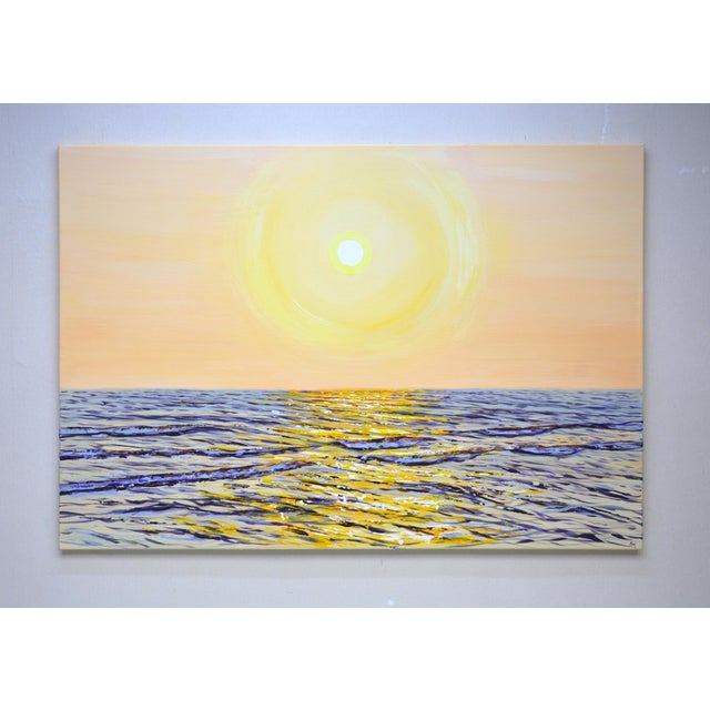 I poured my passion for light and water into this acrylic painting, blending impressionism with realism to capture the...