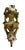 Antique Original Patina Ornate Door Knocker For Sale - Image 4 of 9