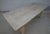Vintage Bleached Elm Farmhouse Dining Table For Sale - Image 4 of 4