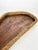 Vintage French Tray in Olive Wood and Rush, 1960 For Sale - Image 12 of 16