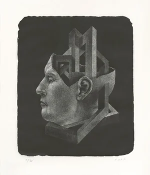 Thomas Ott, Der Kaiser, 2018, Lithograph