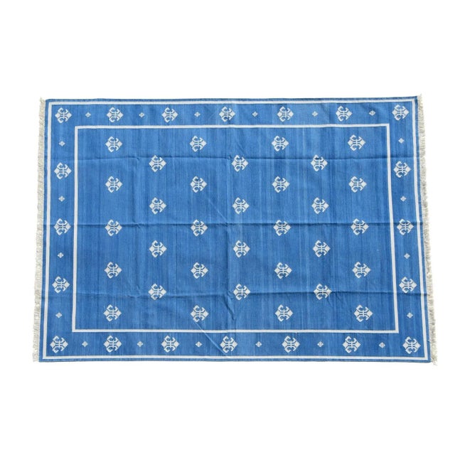 Not Yet Made - Made To Order Ulla Rug, 10x14, Blue For Sale - Image 5 of 5