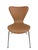 Metal Mid-Century Stackable Dining Reception Chairs in the style of Fritz Hansen, Set of 7 For Sale - Image 7 of 13