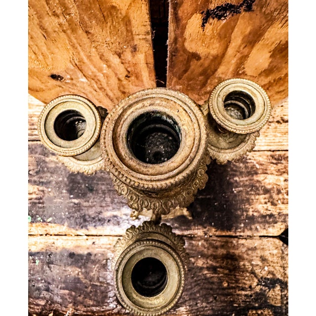 19th Century French Rihouet Porcelain Candelabra For Sale - Image 12 of 14