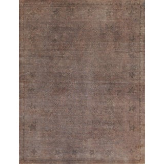 Handwoven Wool Agra Style Rug For Sale