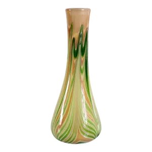 Vintage American Art Nouveau Style Cased Glass Bud Vase