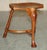 Wood Burr Yew Wood Tripod Stool with Timber Grain For Sale - Image 7 of 18