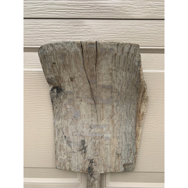 Antique 19th Century Hand Made Wooden Shovel For Sale In South Bend - Image 6 of 9