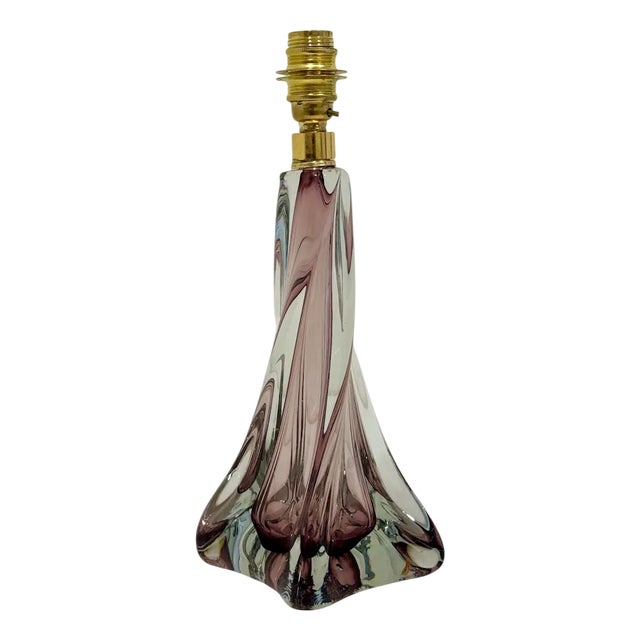 Lamp from Val Saint Lambert, 1940s For Sale