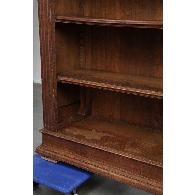 Antique Early 20th century Dutch Oak Bookcase For Sale - Image 9 of 10