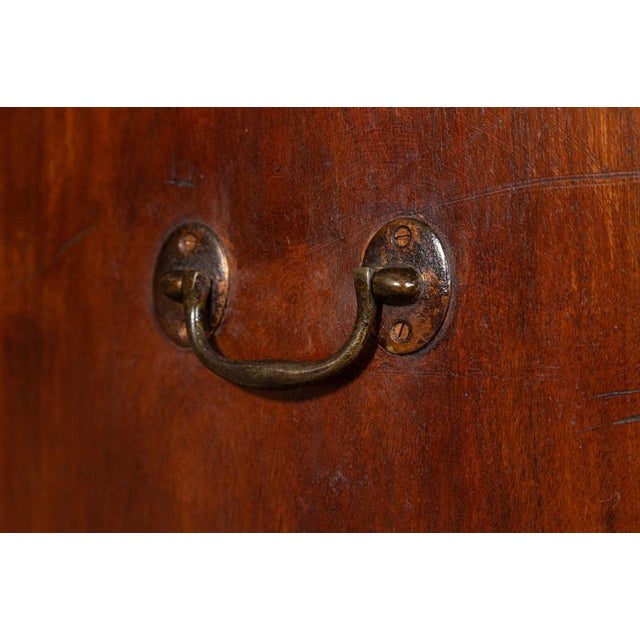 English Mahogany Campaign Chest Drawers, 19th Century For Sale - Image 9 of 12