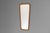 Tapered Danish wall mirror in an oak frame, original glass. Denmark circa 1960.