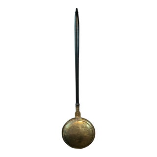 Mid 19th Century English Brass Bed Warmer For Sale