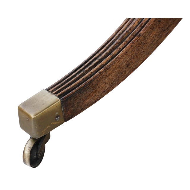 Wood Large Antique Extendable Double Pedestal Dining Table in Mahogany, Late 19th Century For Sale - Image 7 of 10