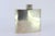 Silver Smooth Silver Whiskey Flask For Sale - Image 8 of 8