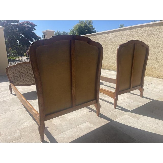 Louis XV Cherry Beds, Set of 2 For Sale - Image 8 of 10