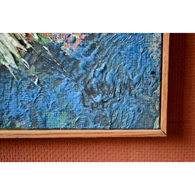 Black Luc, Abstract Composition, 1970, Painting on Panel For Sale - Image 8 of 11