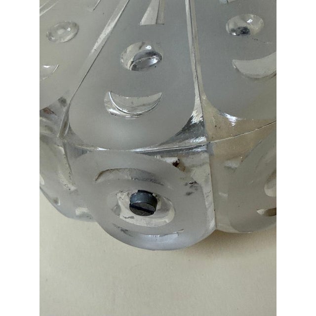 Mid-Century Modern Crystal Glass Wall Sconces from Peill & Putzler, Germany, 1960s, Set of 2 For Sale - Image 9 of 17