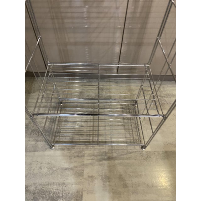 Vintage Chrome Modular Wall-Mounted Desk Unit, 1970s For Sale - Image 11 of 18