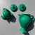 1960s Green Glazed Ceramic Teapot and Sugar Bowl from Vallauris, France, 1950s-1960s, Set of 2 For Sale - Image 5 of 8