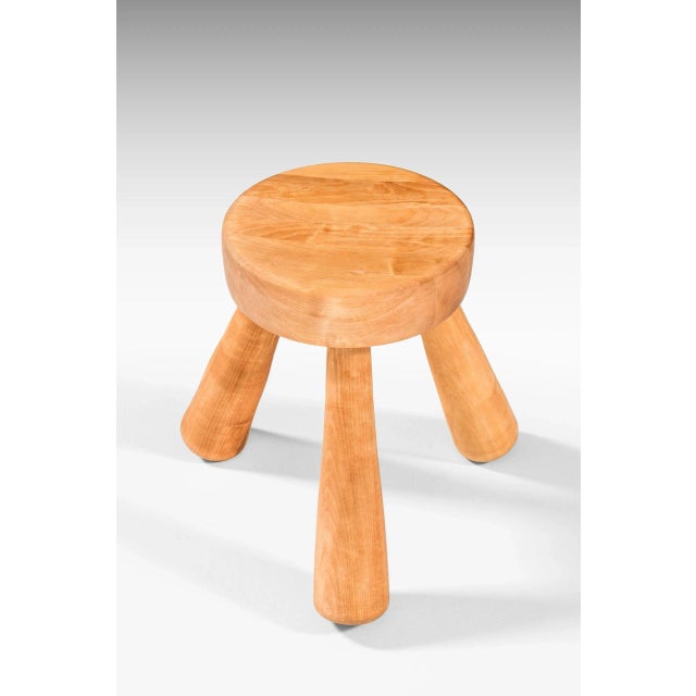 Rare stool designed by Ingvar Hildingsson. Produced by Ingvar Hildingsson in Sweden. This piece is attributed to the...