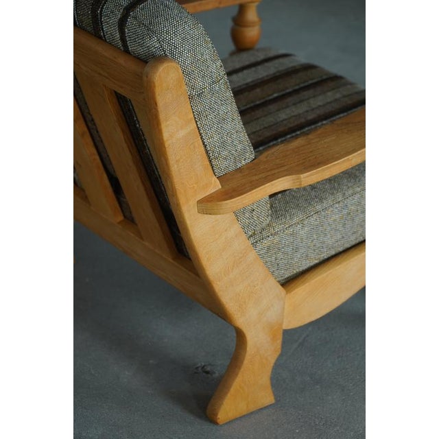 Mid-Century Modern Danish Oak Lounge Chairs by Henning Kjærnulf, 1950s, Set of 2 For Sale - Image 9 of 18