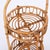 1960s French Riviera Round Service Table with Bamboo and Rattan Bottle Holder, 1960s For Sale - Image 5 of 16