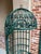 Vintage French Bistro Wine Rack Iron Birdcage Green Tall Patio Bar 21 Bottle For Sale - Image 4 of 18