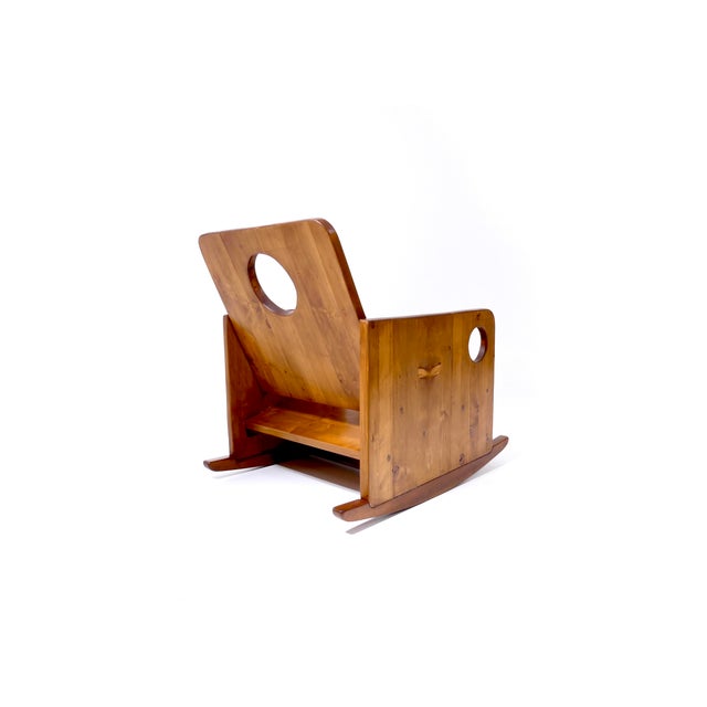 Wood Vintage Swedish Rocking Chair, 1960s For Sale - Image 7 of 18