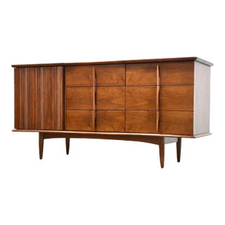 Walnut Dresser by United Furniture For Sale