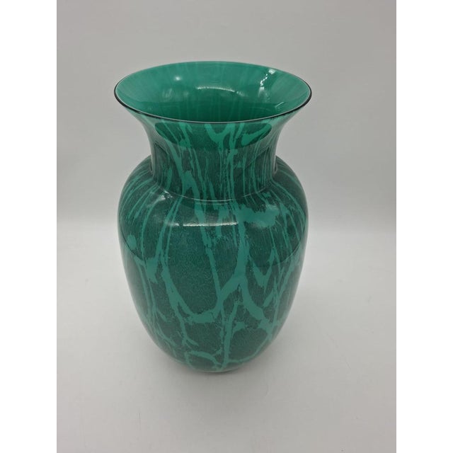 Murano Glass Vase by Veart, 1980 For Sale - Image 4 of 9