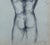 Figurative Luis Caballero (1943–1995), Charcoal Male Nude Drawing, Colombia For Sale - Image 3 of 5