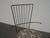 Mid-Century Modern Vintage Mid Century Rustic Black Metal Vanity Side Chair For Sale - Image 3 of 12