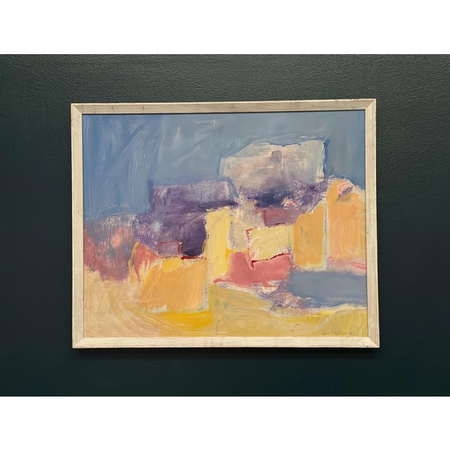 Aulikki Bondeson, Abstract Composition, 1994, Oil on Panel, Framed For Sale - Image 10 of 18
