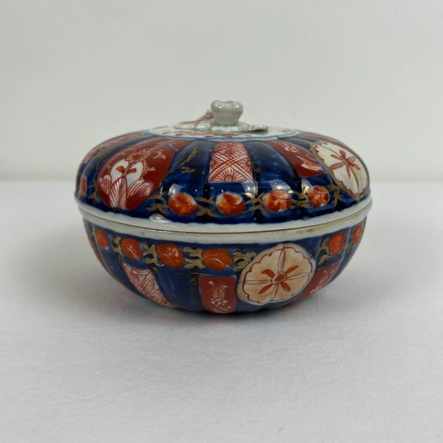 Metal Early 20th Century Lidded Imari Bowl For Sale - Image 7 of 7