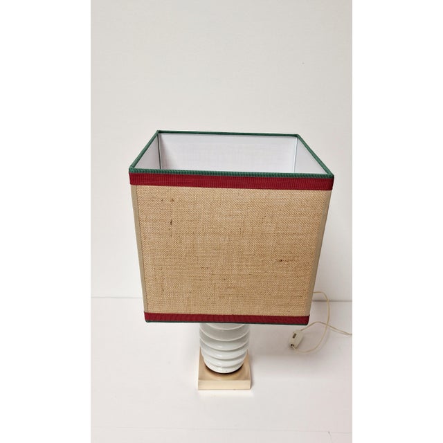 Metal Verbano Insulator Table Lamps, Italy, 1960s, Set of 2 For Sale - Image 7 of 13