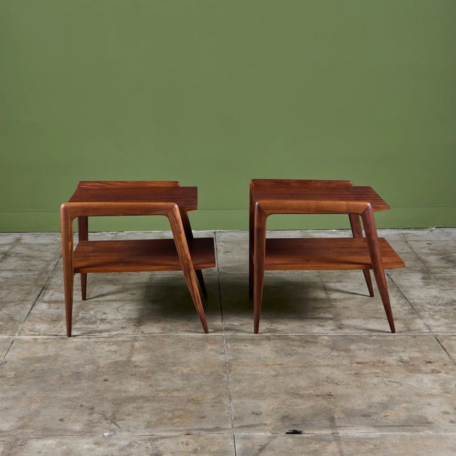 Pair of Two-Tier Side Tables by Gio Ponti for Singer & Sons For Sale - Image 13 of 18