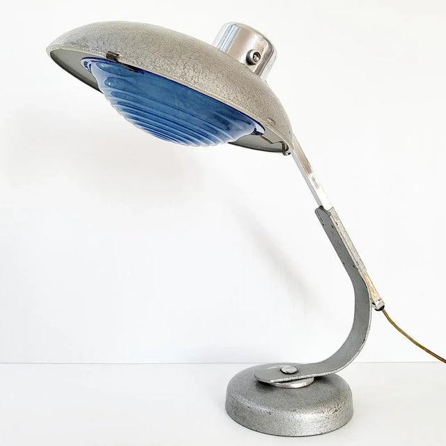 Telescopic Workshop Lamp by Ferdinand Solemn, 1950 For Sale - Image 11 of 13