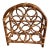 Vintage Rattan Wine Rack For Sale